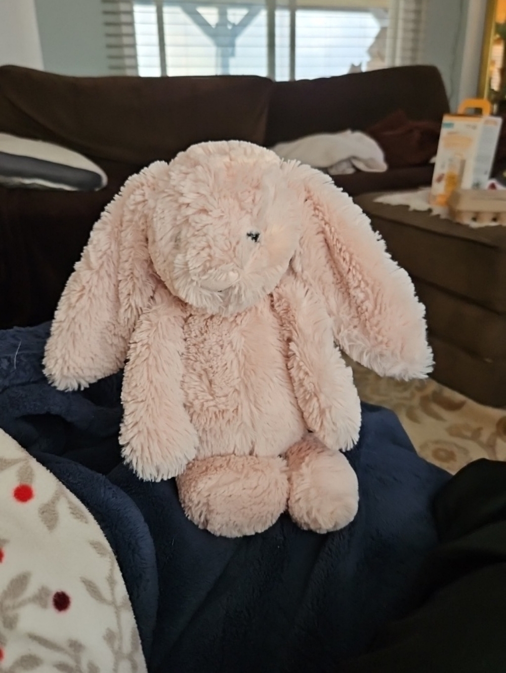 ROSIE PINK JELLY CAT BASHFUL BUNNY FLOPPY EARS